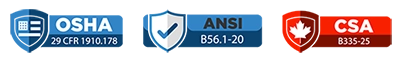 OSHA, ANSI, CSA Standards-Compliant